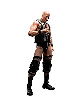 【中古】(未使用・未開封品) S.H.フィギュアーツ WWE ストーン・コールド・スティーブ・オースチン(Stone Cold Steve Austin) 約160mm PVC&ABS製 可動フィギュア 0pbj0lf|ドリエムコーポレーション