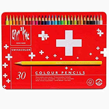 【中古】(未使用･未開封品)　カランダッシュ スイスカラー色鉛筆 30色セット 缶入 1285-730 [日本正規品] sdt40b8