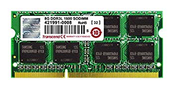 【中古】(未使用･未開封品) Transcend ノートPC用メモリ PC3L-12800 DDR3L 1600 8GB 1.35V (低電圧) - 1.5V 両対応 204pin SO-DIMM TS1GSK64W6H p1m72rm