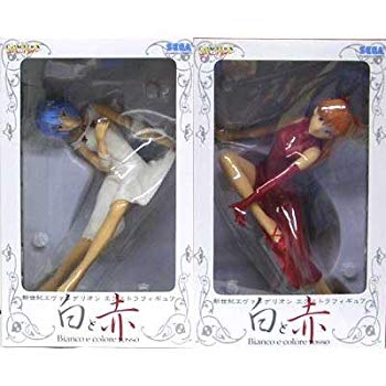 【中古】新世紀エヴァンゲリオン EX フィギュア白と赤 全2種セット 2mvetro画像