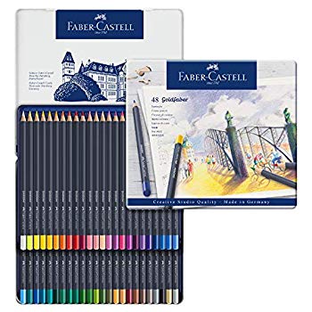 【中古】(未使用･未開封品) ファーバーカステル ゴールドファーバー アクア 水彩色鉛筆セット 48色缶入 114648 wyeba8q