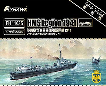 1/700 英海軍駆逐艦 リージョン 1941 豪華版 z2zed1b 中古】【非常に良い】1/700 英海軍駆逐艦 リージョン 1941 豪華版 z2zed1b