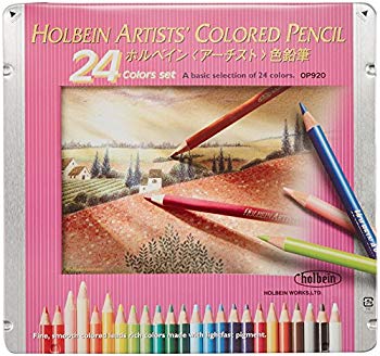 【中古】(未使用･未開封品) ホルベイン 色鉛筆 24色 セット ar3p5n1