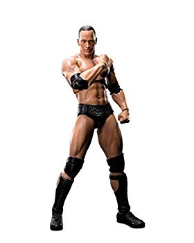 【中古】(未使用・未開封品) S.H.フィギュアーツ WWE ザ・ロック(The Rock) 約160mm PVC&ABS製 可動フィギュア 0pbj0lf|ドリエムコーポレーション