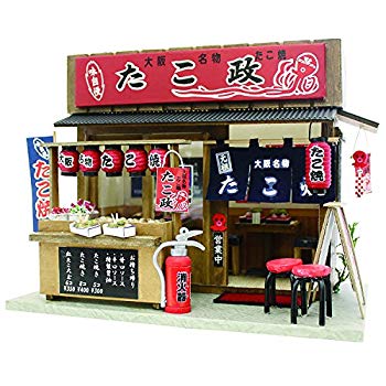【中古】(未使用･未開封品)　ビリー 手作りドールハウスキット ナニワの粉もん屋キット ナニワのたこやき屋さん 8851 df5ndr3｜ドリエムコーポレーション