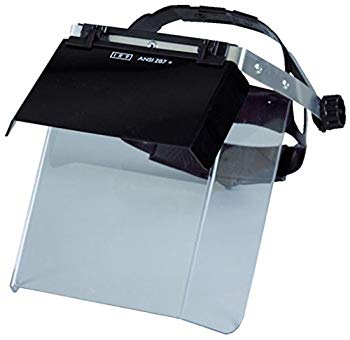 【中古】(未使用･未開封品) TRUSCO(トラスコ) 二重防災面 遮光・クリア かぶりタイプ クリア 遮光度#9 TBM-503CW 6k88evb