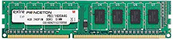 【中古】(未使用・未開封品) プリンストン DOS/V デスクトップPC用メモリ 4GB PC3-12800(DDR3-1600) CL=11 240pin DIMM PDD3/1600-A4G f4u0baa|ドリエムコーポレーション