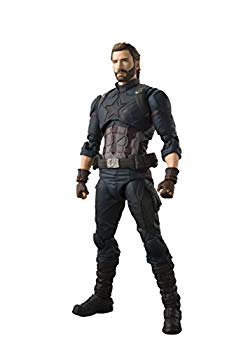 【中古】(未使用・未開封品) S.H.フィギュアーツ アベンジャーズ キャプテン・アメリカ(アベンジャーズ/インフィニティ・ウォー) 約155mm PVC・ABS製 塗装済み可動フィギュア 6k88evb|ドリエムコーポレーション
