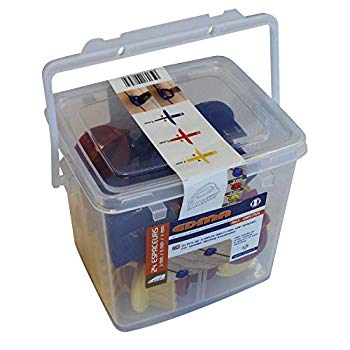 【中古】(未当て嵌める･未開封品) [日本決まり品] EDMA エドマ 押しつける甲板用 24個入り口・入口ギャップスペーサー #085755 6k88evb 花・ガーデン・DIY-その他