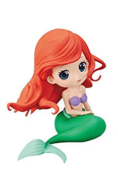 【中古】(未使用・未開封品) Qposket Disney Characters アリエル フィギュア Ariel Little Mermaid 通常カラー 単品 qdkdu57|ドリエムコーポレーション