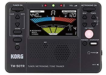 【中古】(未使用・未開封品) KORG 管弦楽器トレーナー/チューナー/メトロノーム TM-50TR-BK ブラック 0pbj0lf|ドリエムコーポレーション