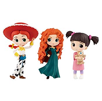 【中古】(未使用･未開封品)　PIXAR Characters Q posket petit Jessie・Merida・Boo ジェシー・メリダ・ブー 全3種セット p706p5g