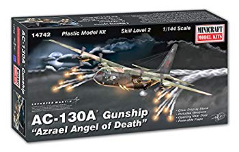 【中古】ミニクラフト 1/144 アメリカ空軍 AC-130A ガンシップ アズラエル・エンジェル・オブ・デス プラモデル MC14742 z2zed1b 15,678円
