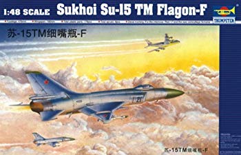 【中古】(未使用･未開封品)　トランペッター 1/48 ロシア軍 スホーイ Su-15TM フラゴンーF プラモデル og8985z｜ドリエムコーポレーション