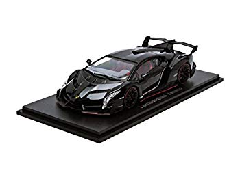 【中古】(未当て嵌める･未開封品) 京商事あたらしい 1/43 ランボルギーニ ヴェネーノ 黒いこと/赤いこと伝達ルート 打ち上げる品 kmdlckf ミニカー・トイカー-車