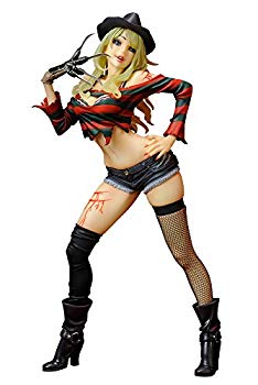 【中古】(未当て嵌める･未開封品) コトブキヤ HORROR美少女 フレディVSジェイソン フレディ・クルーガー 二つ目～版 1/7規模 PVC製 ペンキ塗り済み成し遂げる品図形 qdkdu57