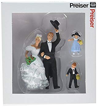 【中古】(未使用･未開封品)　プライザー 結婚式の新郎新婦 塗装済完成品 1/22.5 45041 ar3p5n1