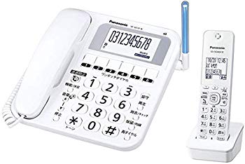 【中古】(未当て嵌める･未開封品) パナソニック RU・RU・RU デジタルコードレス電話 子機1台付き添い人 小にくらしい電話を掛ける打つ手役立つこと積み上げる 白いこと VE-GE10DL-W 0pbj0低周波