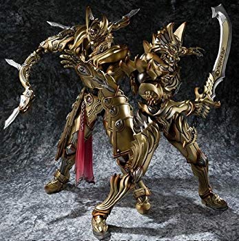 【中古】(未使用･未開封品)　魔戒可動 炎刃騎士ゼン＆天弓騎士ガイ 金色(こんじき)Ver.セット(プレミアムバンダイ限定) f4u0baa｜ドリエムコーポレーション