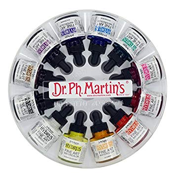 【中古】(未使用･未開封品)　Dr. Ph. Martin's Hydrus Fine Art Watercolor 1.0 oz Set of 12 (Set 1) tu1jdyt