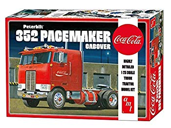 【中古】(未当て嵌める･未開封品) AMT 1/25 コカ・コーラ ピータービルト352 ペースメーカー・キャブオーバー プラスチックモデルキット AMT1090 6k88evb