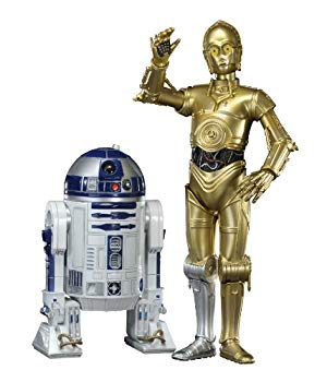 【中古】(未使用・未開封品)　コトブキヤ スター・ウォーズ ARTFX+ R2-D2 & C-3PO 1/10スケール PVC塗装済み簡易組立キット 7z28pnb画像