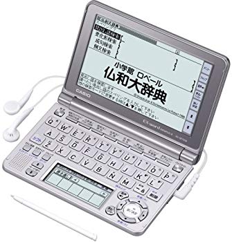 【中古】CASIO Ex-word 電子辞書 XD-GF7250 音声対応 57コンテンツ フランス語モデル 5.7型液晶クイックパレット付き 2mvetro｜ドリエムコーポレーション