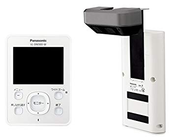【中古】Panasonic ワイヤレスドアモニター ドアモニ 白いこと  ワイヤレスドアカメラ+管する親機 各1台仕掛ける VL-SDM300-W i8my1cf