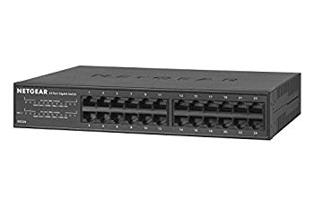 【中古】(未当て嵌める･未開封品) NETGEAR Inc. GS324 ギガビット24界面Layer2アンマネージ・スイッチ ワット数内蔵 仕合わせマウント GS324-100JPS 0pbj0低周波