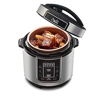 【中古】【非常に良い】ショップジャパン 【公式】プレッシャーキングプロ 電気圧力鍋 炊飯器 無水調理 蒸し料理 PKP-NXAM z2zed1b
