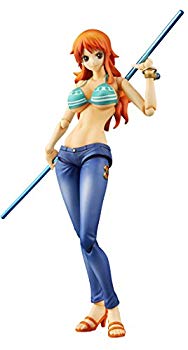 【中古】ヴァリアブルアクションヒーローズ ONE PIECE ナミ 約17cm PVC製 塗装済み可動フィギュア w17b8b5