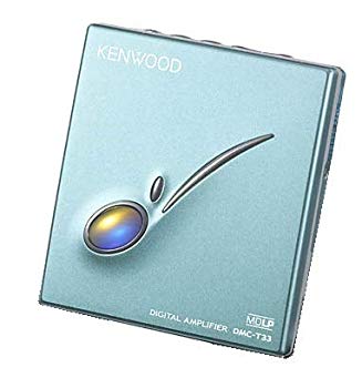 【中古】【人並み外れたに好いたらしい】KENWOOD 携帯型MD電気蓄音機 DMC-T33 青味 n5ksbvb