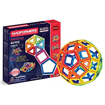 【中古】ボーネルンド マグ・フォーマー (MAGFORMERS) ベーシックセット [62ピース] 対象年齢 3歳~ MF701007J z2zed1b｜ドリエムコーポレーション