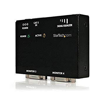 【中古】StarTech.com VGAディスプレイエクステンダー用受信機 Cat5ケーブル以上を使用 VGAビデオ延長器用リモートレシーバ ST121R 6g7v4d0