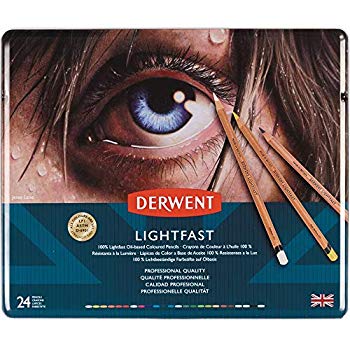 【中古】(未使用･未開封品)　Derwent ダーウェント 色鉛筆 ライトファスト メタルケース 24色 セット bt0tq1u｜ドリエムコーポレーション