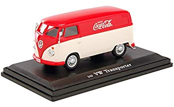 【中古】【非常に良い】Coca-Cola Collectibles 1/43 VW カーゴ バン 1962 レッド/クリーム 完成品 9jupf8b|ドリエムコーポレーション