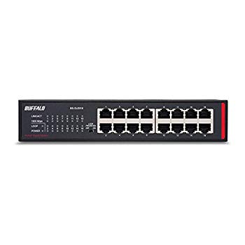 【中古】BUFFALO バッファロー レイヤー2 Giga アンマネージスイッチ 16ポート BS-GU2016 d2ldlup