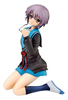 【中古】【非常に良い】涼宮ハルヒの憂鬱 長門有希 制服ver. (1/8スケールPVC塗装済み完成品) 2mvetro｜ドリエムコーポレーション