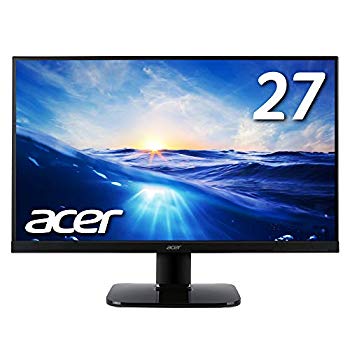 【中古】Acer 管する 見せびらかす KA270HAbmidx 27in ひな形受け答え VA HDMI端子相応う 金棒引き内蔵 青みともし火助け出す 2zzhgl6