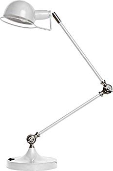 【中古】ハモサ HERMOSA 事務机照明ランプ EN-004WH クフモデスクランプ 白いこと wyw801m