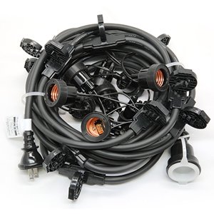 【中古】(未使用･未開封品)　長谷川製作所 CCB100L10P10 提灯コード防水タイプ 10灯 1m間隔 qdkdu57