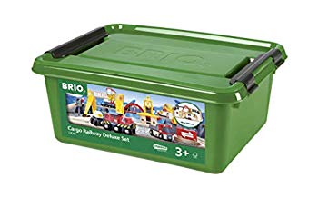【中古】(未当て嵌める･未開封品) BRIO (ブリオ) WORLD カーゴレールデラックスセット [ 木製軌跡 手あそび ] 33097 7z28pnb