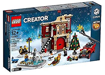 【中古】【人並み外れたに好いたらしい】レゴ（LEGO）ウィンタービレッジ・ファイヤーステーション ファイヤーハウス（Winter Village Fire Station）【10263】 mxn26g8 ブロック-おもちゃ-セット