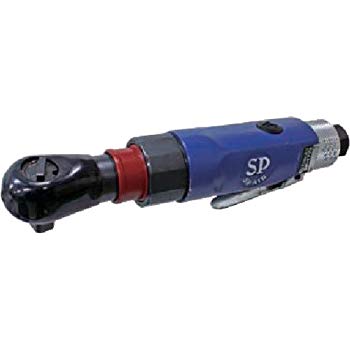 【中古】(未当て嵌める･未開封品) SP(エスピーエアー) サイレンサー付9.5粍角エアーラチェットレンチ SP1772N qdkdu57