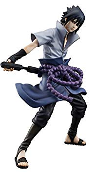 【中古】G.E.M.シリーズ NARUTO -ナルト- 疾風伝 うちはサスケ(再販) 約1/8スケール PVC製 塗装済み完成品フィギュア qqffhab|ドリエムコーポレーション