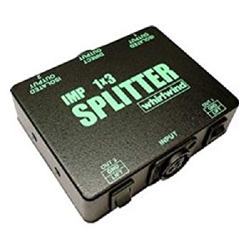 【中古】【非常に良い】whirlwind 1 IN 3 OUTマイクレベルスプリッター IMP 1X3 SPLITTER cm3dmju