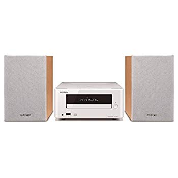 【中古】【人並み外れたに好いたらしい】オンキヨー ミニコンピューターポ CD受信システム取り合わせ Bluetooth繋ぎ合わせる能力のある 白いこと X-U5X(W) w17b8b5