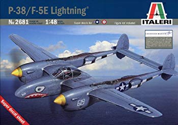 【中古】(未使用･未開封品)　タミヤ イタレリ 1/48 飛行機シリーズ 2681 1/48 ロッキード P-38/F-5E ライトニング 38681 プラモデル og8985z
