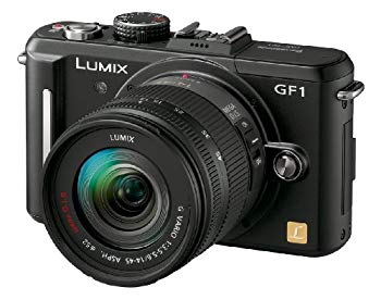 【中古】パナソニック ミラーレス一眼カメラ GF1 レンズキット(14-45mm/F3.5-5.6標準ズームレンズ付属) エスプリブラック DMC-GF1K-K wyw801m|ドリエムコーポレーション
