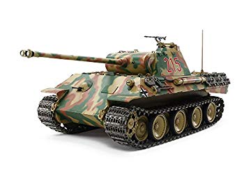中古 タミヤ 1 25 Rcタンクシリーズ No 5 ドイツ戦車 パンサーa 専用プロポ付き Mozago Com